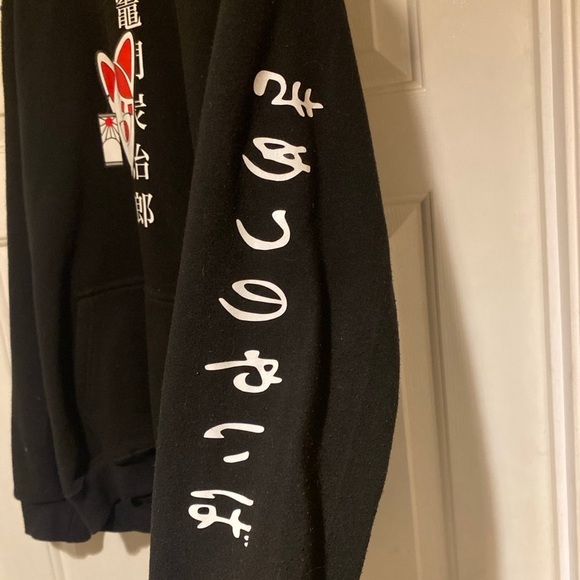 Three Anime Themed Shirt Lot(2 medium, 1 xl size):1 hoodie, 2 T-shirts - Picture 5 of 8